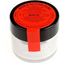 Picture of SUGARFLAIR EDIBLE WHITE GLITTER PAINT 20G